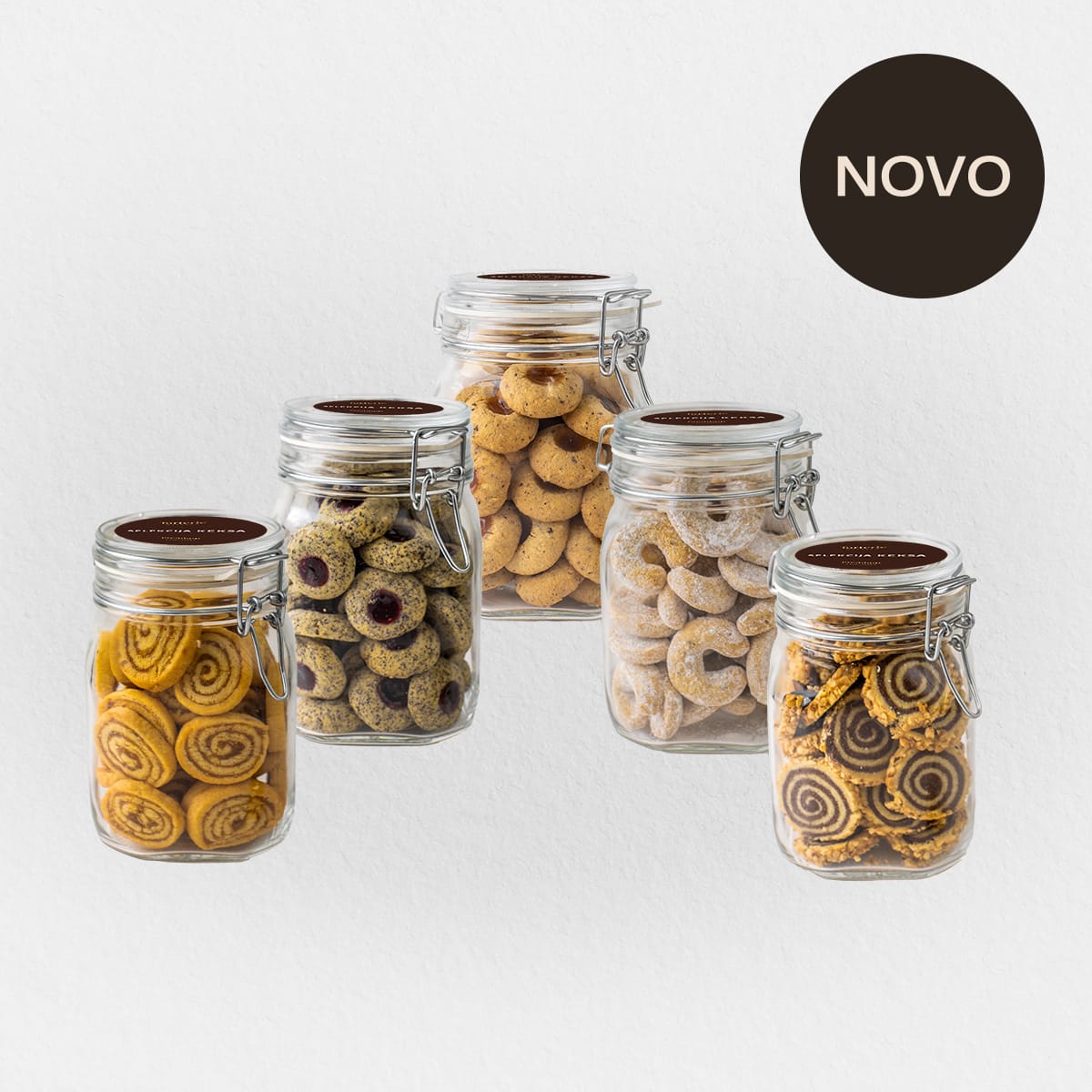 Cookie staklenke skupna