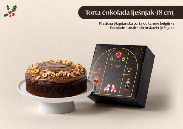 torta čokolada lješnjak torterie macaron