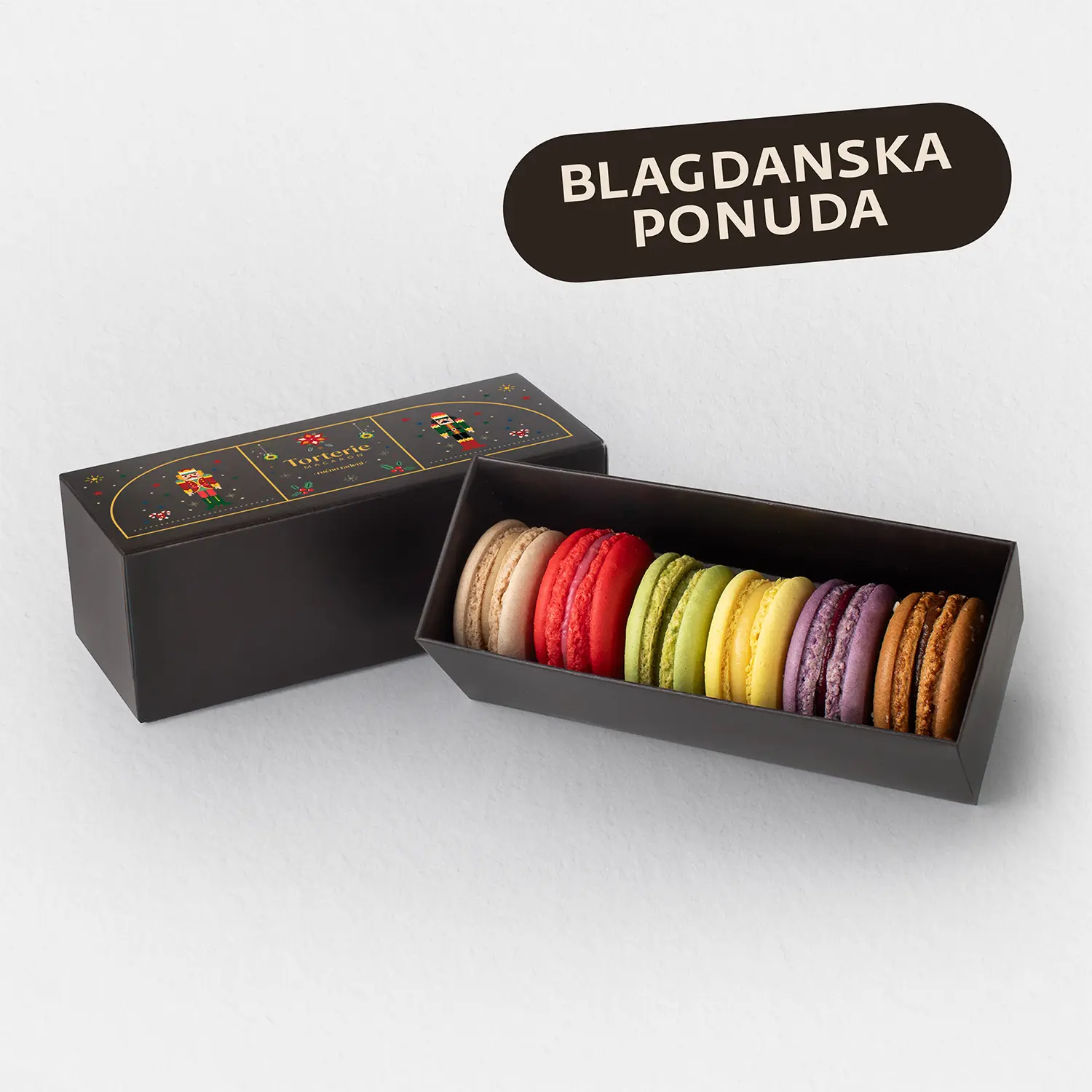 Macarons 6 kom blagdansko pakiranje